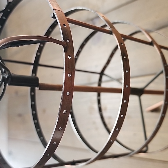 Metal Rotating Earring Stand - Floral Rustic - Picture 11 of 15